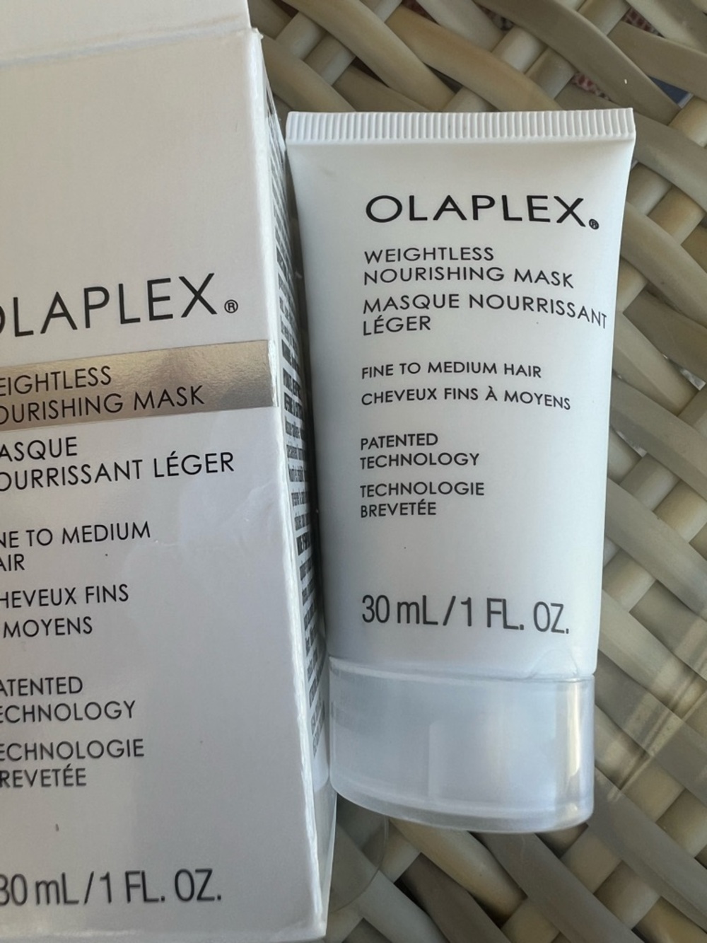 New in box and sealed Olaplex Weightless Nourishing Mask Fine to Medium Hair